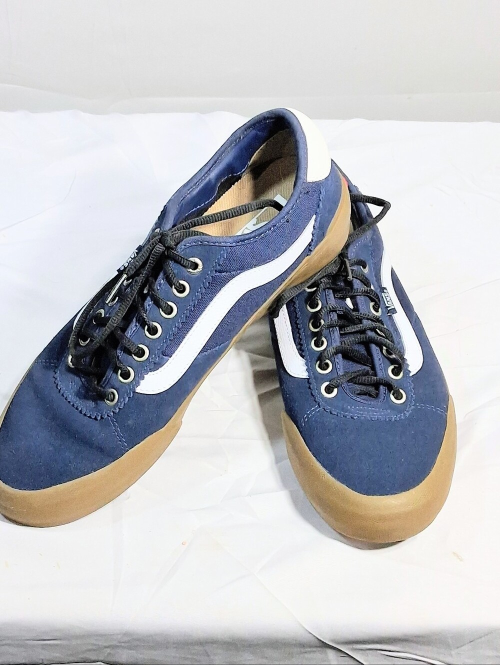 Size 10 Vans Suede Blue  Gum Soles Chima Ferguson Durable Pro Skateboard Shoes